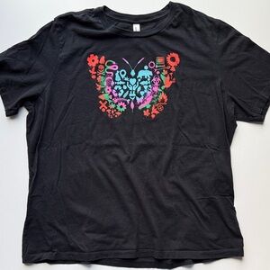 U2 UV Butterfly Live at the Las Vegas Sphere short sleeve tee 2XL